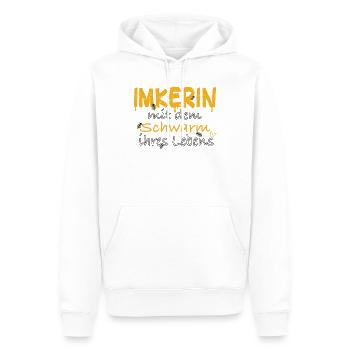 Imkerei Biene Imker Honig Dealer Zeidler Bienen - Männer Premium Bio Hoodie - Weiß - Vorne - Nico (187cm)