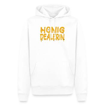 Honey Dealer Mrs. Beekeeper Beekeeping Bee beekeeper - Men’s Premium Organic Hoodie - white - Front - Nico (187cm)