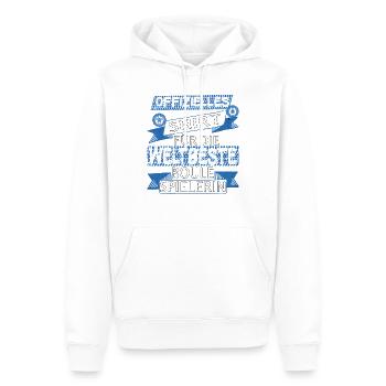 Boccia Boule Petanque Kugelsport Kugeln Spiel - Männer Premium Bio Hoodie - Weiß - Vorne - Nico (187cm)