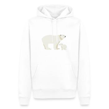 Wildtiere - Männer Premium Bio Hoodie - Weiß - Vorne - Nico (187cm)
