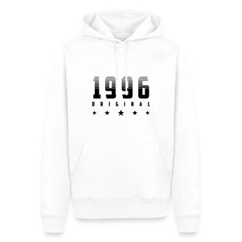 Original 1996 Year of birth | Color changeable | - Men’s Premium Organic Hoodie - white - Front - Nico (187cm)