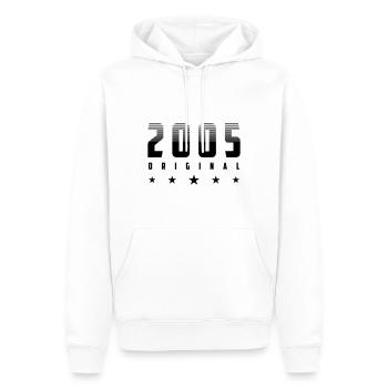 Original 2005 Geburtsjahr | Farbe änderbar - Männer Premium Bio Hoodie - Weiß - Vorne - Nico (187cm)