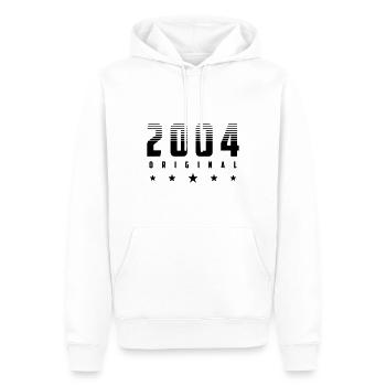Original 2004 Geburtsjahr | Farbe änderbar - Männer Premium Bio Hoodie - Weiß - Vorne - Nico (187cm)