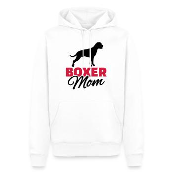 Boxer - Männer Premium Bio Hoodie - Weiß - Vorne - Nico (187cm)
