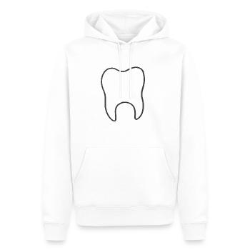 Zahn - Männer Premium Bio Hoodie - Weiß - Vorne - Nico (187cm)