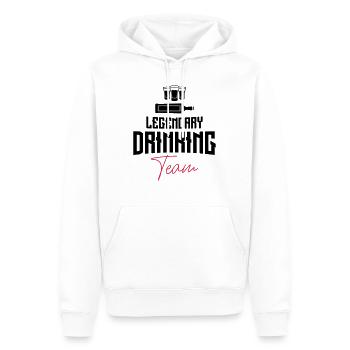 drinking team legendary shots - Männer Premium Bio Hoodie - Weiß - Vorne - Nico (187cm)