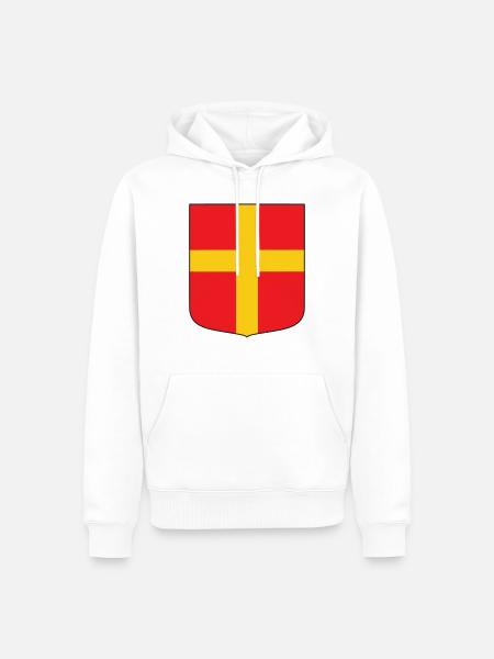 Skåne - Ekologisk premiumluvtröja herr - vit