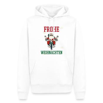 Weihnachten Feiertage Familie - Männer Premium Bio Hoodie - Weiß - Vorne - Nico (187cm)