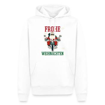 Weihnachten Feiertage Familie - Männer Premium Bio Hoodie - Weiß - Vorne - Nico (187cm)