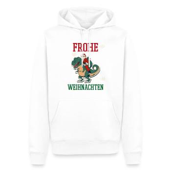 Weihnachten Feiertage Familie - Männer Premium Bio Hoodie - Weiß - Vorne - Nico (187cm)