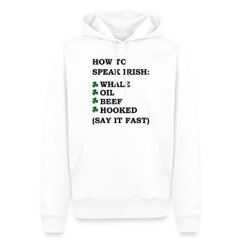 Dancing Dance Music - Men’s Premium Organic Hoodie - white - Front - Nico (187cm)