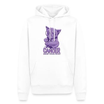 Krebs Schlägt Nicht Meowt Krebs - Männer Premium Bio Hoodie - Weiß - Vorne - Nico (187cm)