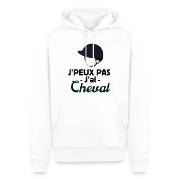 Dream Horse - Pferde - Pony - Männer Premium Bio Hoodie - Weiß - Vorne - Nico (187cm)