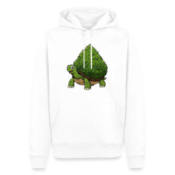Turloco - Männer Premium Bio Hoodie - Weiß - Vorne - Nico (187cm)
