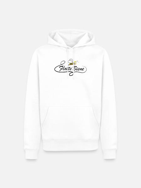 Flotte Biene Imker Bienenzüchter Spruch - Männer Premium Bio Hoodie - Weiß