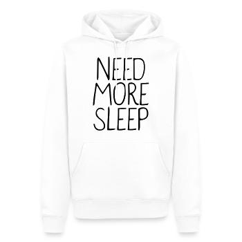 Schlaf - Männer Premium Bio Hoodie - Weiß - Vorne - Nico (187cm)