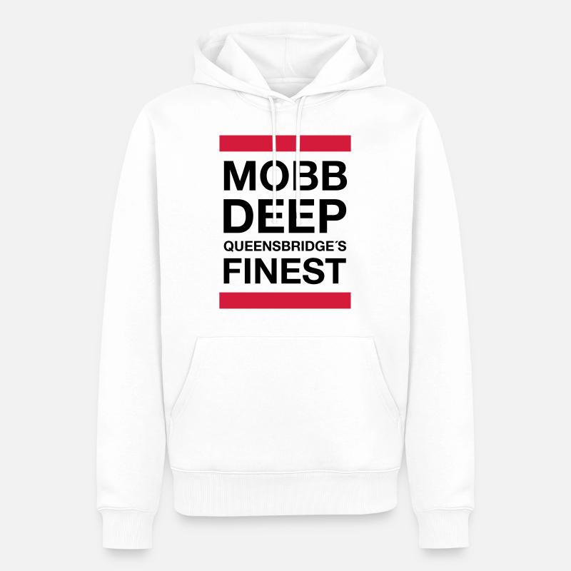 Mobb Deep Queensbridge´s finest - Männer Premium Bio Hoodie - Weiß
