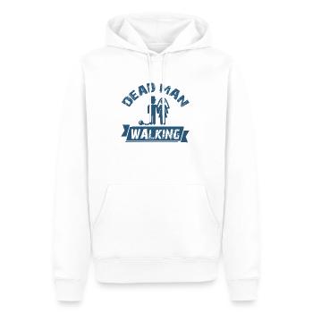 Dead Man Walking - Mariage - Sweat à capuche Premium bio Homme - blanc - Devant - Nico (187cm)