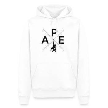 APE Monkey Monkey Primate Africa Wildlife Gift - Men’s Premium Organic Hoodie - white - Front - Nico (187cm)