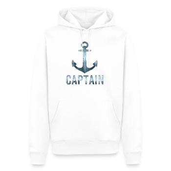 Segeln Segelboot Segelsport Kaptain Anker Shirt - Männer Premium Bio Hoodie - Weiß - Vorne - Nico (187cm)