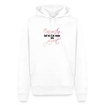 cooles Selbstbewusst Einzigartig perfekt Geschenk - Männer Premium Bio Hoodie - Weiß - Vorne - Nico (187cm)