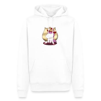 Firefighters Unicorn Firefighter Unicorn - Men’s Premium Organic Hoodie - white - Front - Nico (187cm)