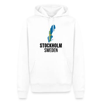 Stockholm Schweden Skandinavien Reise Geschenk - Männer Premium Bio Hoodie - Weiß - Vorne - Nico (187cm)