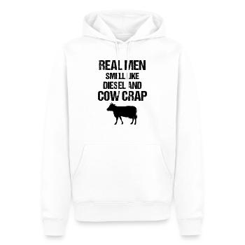 Bauer Bauernhof Landwirt Ernte Geschenk - Männer Premium Bio Hoodie - Weiß - Vorne - Nico (187cm)