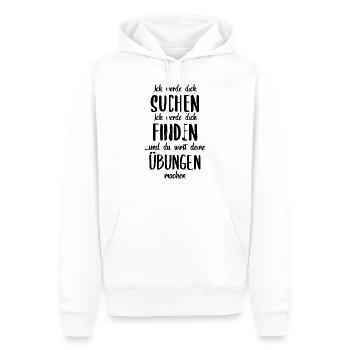 Physiotherapie Physiotherapeut Spruch Geschenk - Männer Premium Bio Hoodie - Weiß - Vorne - Nico (187cm)