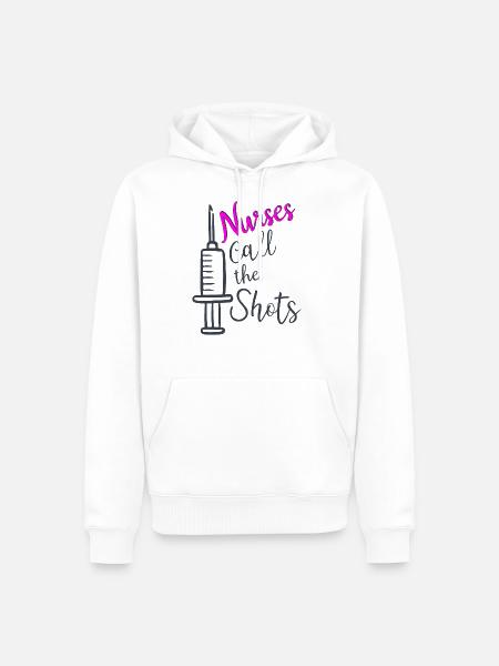 Nurse funny shirt - Men’s Premium Organic Hoodie - white