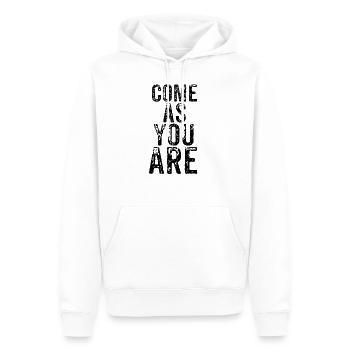 Punkrock - Männer Premium Bio Hoodie - Weiß - Vorne - Nico (187cm)