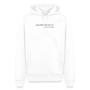 Es kommt drauf an Jurist Geschenk - Männer Premium Bio Hoodie - Weiß - Vorne - Nico (187cm)