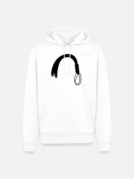 SM Whip - Men’s Premium Organic Hoodie - white