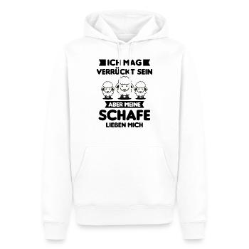 Schäfer Schaf Schafe Hirte Spruch Geschenk - Männer Premium Bio Hoodie - Weiß - Vorne - Nico (187cm)