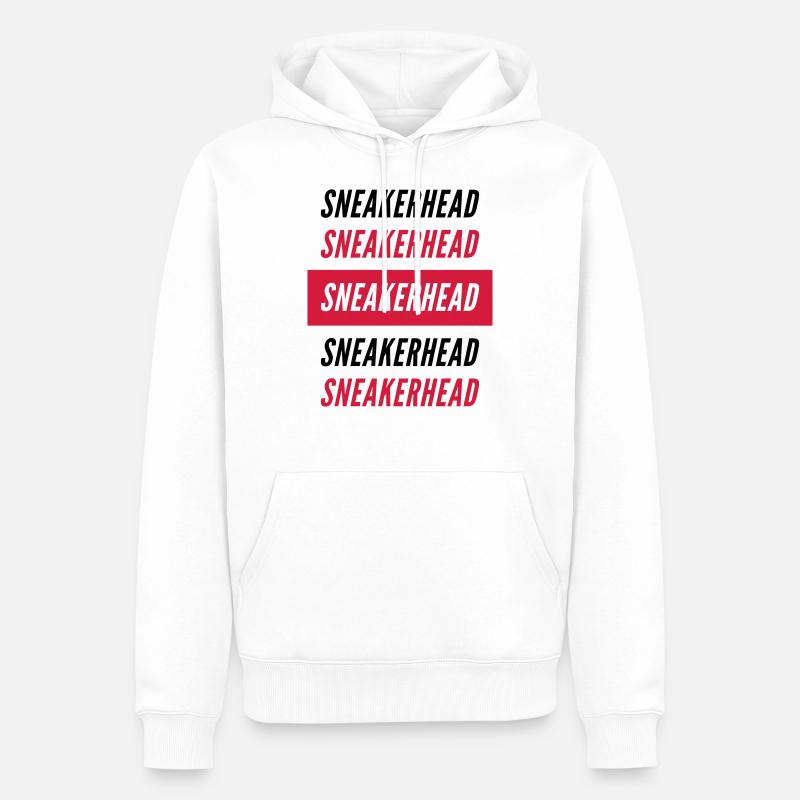 sneaker - Sweat à capuche Premium bio Homme - blanc