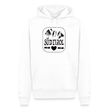 Südtirol - Männer Premium Bio Hoodie - Weiß - Vorne - Nico (187cm)