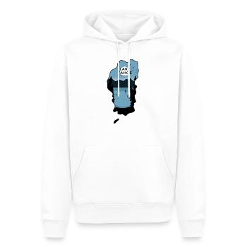 Lake Tahoe - Kalifornien, USA - Männer Premium Bio Hoodie - Weiß - Vorne - Nico (187cm)