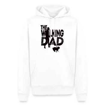 Hunde Papa - Männer Premium Bio Hoodie - Weiß - Vorne - Nico (187cm)