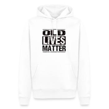 50.Geburtstag - Männer Premium Bio Hoodie - Weiß - Vorne - Nico (187cm)
