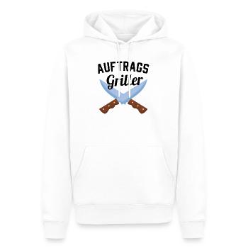 Grillmeister Geschenk Auftragsgriller Grillen BBQ - Männer Premium Bio Hoodie - Weiß - Vorne - Nico (187cm)