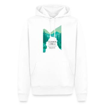 Verdon Gorge - Frankreich - Männer Premium Bio Hoodie - Weiß - Vorne - Nico (187cm)
