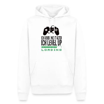 Zocken - Männer Premium Bio Hoodie - Weiß - Vorne - Nico (187cm)