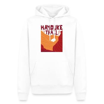 Hayduke Trail - Utah to Arizona - Männer Premium Bio Hoodie - Weiß - Vorne - Nico (187cm)