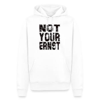 Not your Ernst - Männer Premium Bio Hoodie - Weiß - Vorne - Nico (187cm)