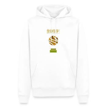 Élément terre idée cadeau spirituel - Sweat à capuche Premium bio Homme - blanc - Devant - Nico (187cm)