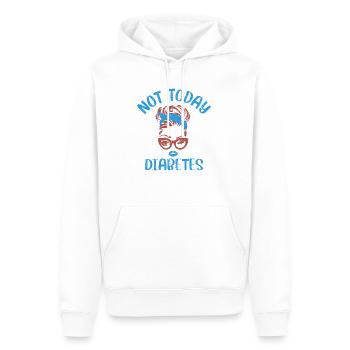 Diabetes - Männer Premium Bio Hoodie - Weiß - Vorne - Nico (187cm)