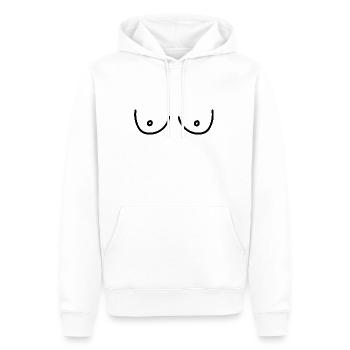 Woman Feminist Feminism Gift - Men’s Premium Organic Hoodie - white - Front - Nico (187cm)