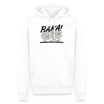 Anime - Sweat à capuche Premium bio Homme - blanc - Devant - Nico (187cm)