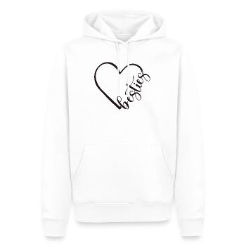 Meilleurs - Sweat à capuche Premium bio Homme - blanc - Devant - Nico (187cm)