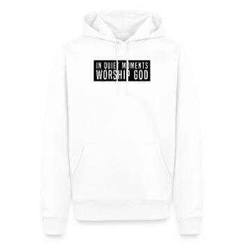 God Jesus Christ Christian Faith Christian - Men’s Premium Organic Hoodie - white - Front - Nico (187cm)